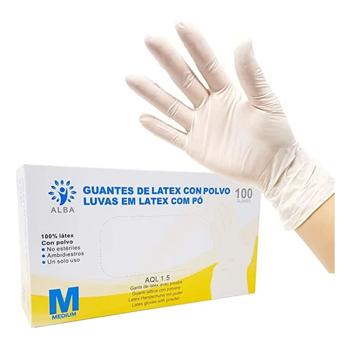 Guante de látex