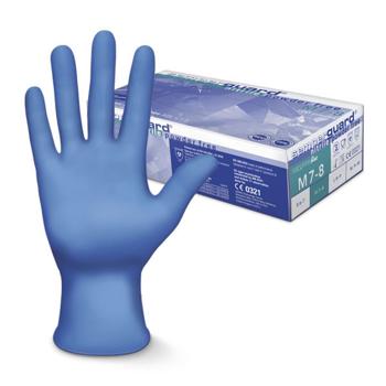 Guante de nitrilo azul