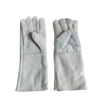 Guante de carnaza largo