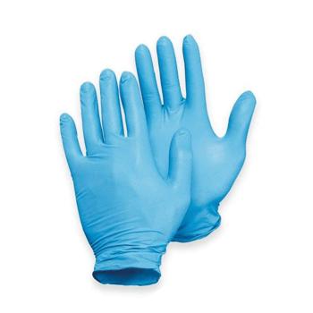 Guante de nitrilo azul